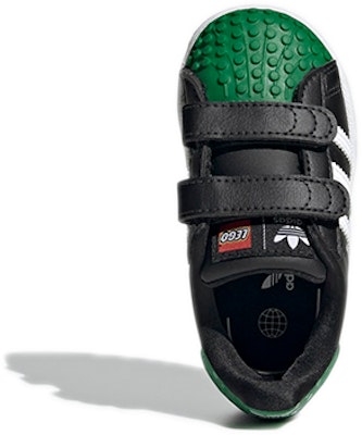 (Infant) LEGO x adidas Superstar I 'Black Green' GY3326 Details for (Infant) LEGO x adidas Superstar I 'Black Green' GY3326