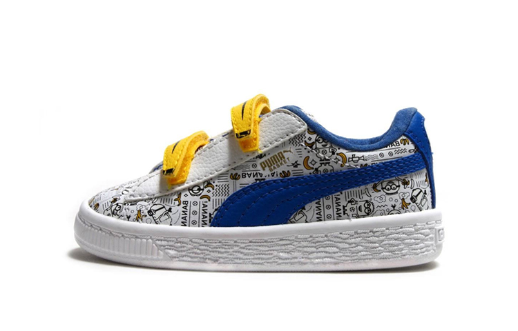 (Infant) Minions Puma Basket 5 'Banana - White'