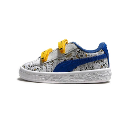 (Infant) Minions Puma Basket 5 'Banana - White'