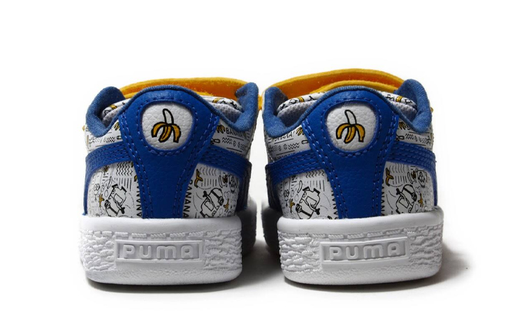 (Infant) Minions Puma Basket 5 'Banana - White' 圖 4
