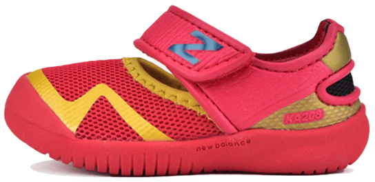 infant-new-balance-208-red-velcro-sandal-ka-208-imi
