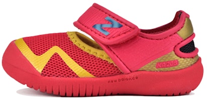 (Infant) New Balance 208 'Red Velcro Sandal' KA208IMI (Infant) New Balance 208 'Red Velcro Sandal' KA208IMI
