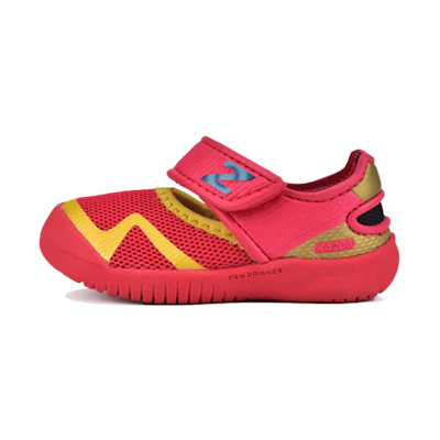 (Infant) NB 208 'Red Velcro Sandal'
