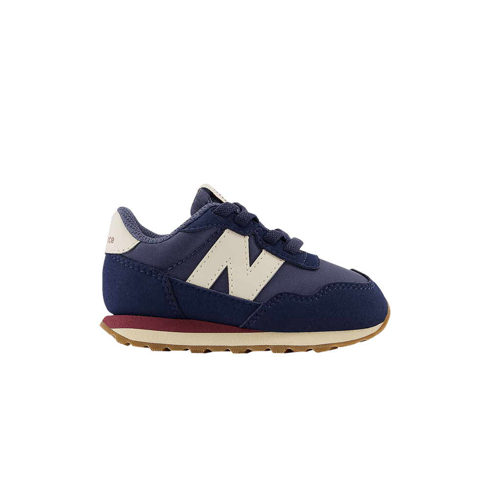 (Infant) NB 237 Bungee Lace Wide 'Navy Turtledove'