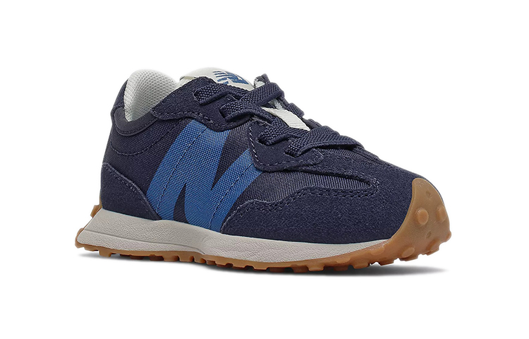 Lookbook 嬰兒 New Balance 327系列 舒適耐磨跑步鞋 藍色