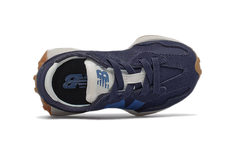 Shop 嬰兒 New Balance 327系列 舒適耐磨跑步鞋 藍色