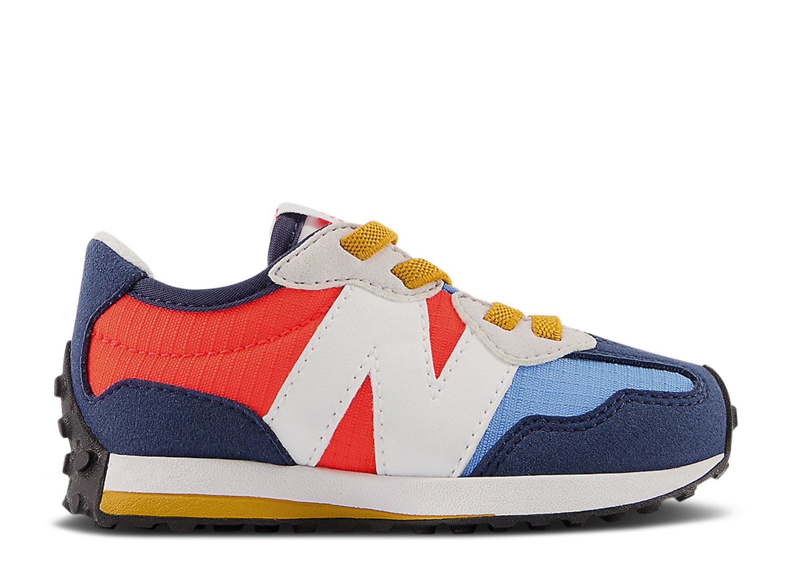 Buy （嬰兒）New Balance 327 彈性鞋帶 寬楦款「天然靛藍電光紅」IH327SH-W