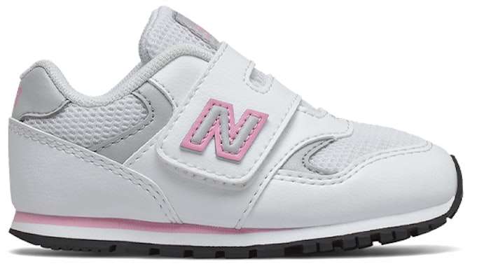 婴童 New Balance 393系列 魔鬼氈 減震防滑抗磨損 低筒運動鞋 白紫色 Order 婴童 New Balance 393系列 魔鬼氈 減震防滑抗磨損 低筒運動鞋 白紫色