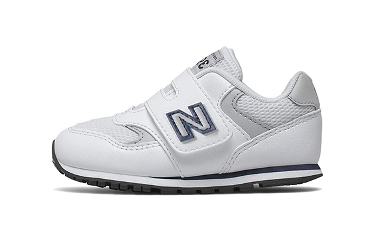 Buy 嬰幼兒 New Balance 393系列 魔鬼氈 低筒休閒運動鞋 白色