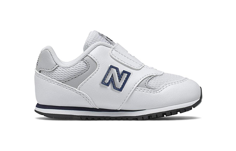 Order 嬰幼兒 New Balance 393系列 魔鬼氈 低筒休閒運動鞋 白色