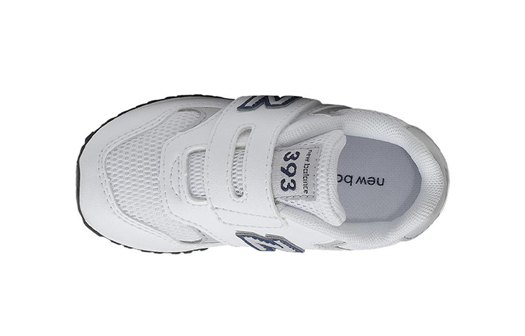 Lookbook 嬰幼兒 New Balance 393系列 魔鬼氈 低筒休閒運動鞋 白色