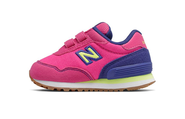 Buy 嬰兒 New Balance 515 魔鬼氈 透氣耐磨防滑 低筒跑鞋 藍粉色