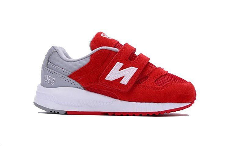 Order 嬰幼兒 New Balance 530系列 魔術貼 防滑低筒運動鞋 紅色