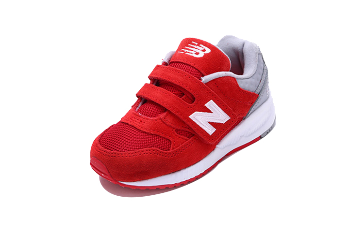 Lookbook 嬰幼兒 New Balance 530系列 魔術貼 防滑低筒運動鞋 紅色