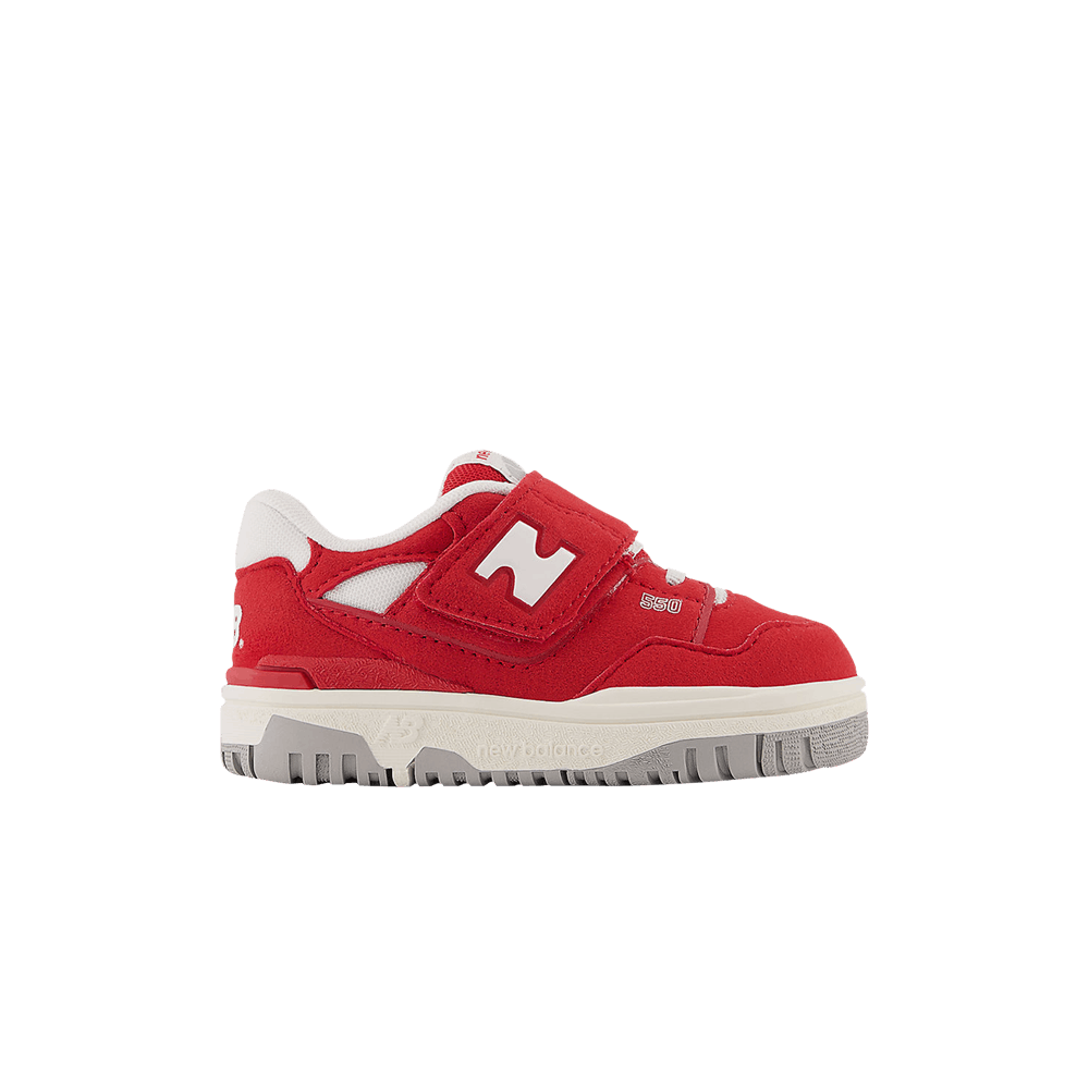 (Infant) New Balance 550 Bungee Lace Top Strap 'Suede Pack - Team Red' IHB550ND