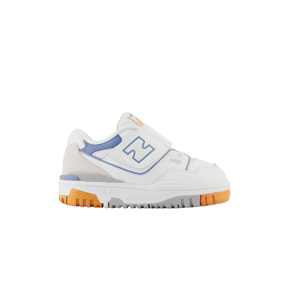 (Infant) New Balance 550 Bungee Lace Top Strap 'White Mercury Blue' IHB550WB