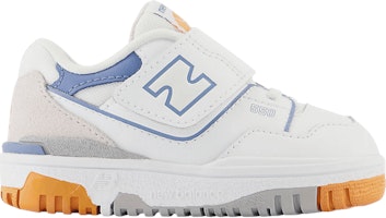 (Infant) New Balance 550 Bungee Lace Top Strap 'White Mercury Blue' IHB550WB (Infant) New Balance 550 Bungee Lace Top Strap 'White Mercury Blue' IHB550WB