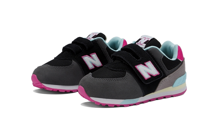 (Infant) NB 574 'Black Grey Velcro' 圖 2