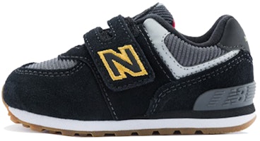 (Infant) New Balance 574 'Black Vintage Runner' IV574HMJ (Infant) New Balance 574 'Black Vintage Runner' IV574HMJ
