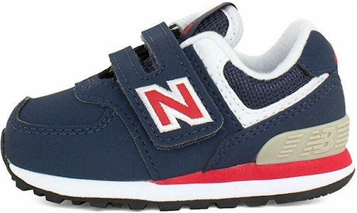 嬰兒 New Balance 574系列 魔鬼氈 低筒休閒運動鞋 藍紅色 Buy 嬰兒 New Balance 574系列 魔鬼氈 低筒休閒運動鞋 藍紅色