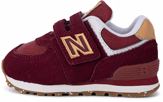 (Infant) New Balance 574 'Deep Red Velcro' IV574AD1 (Infant) New Balance 574 'Deep Red Velcro' IV574AD1