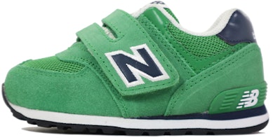 (Infant) New Balance 574 'Green Velcro' KV574AGI (Infant) New Balance 574 'Green Velcro' KV574AGI