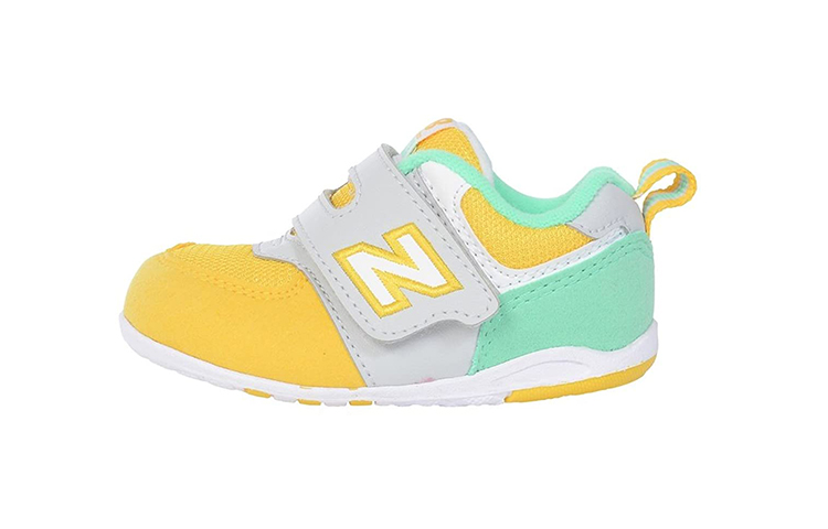 Buy 嬰兒 New Balance 574系列 魔鬼氈 減震防滑耐磨 低筒運動鞋 綠黃色
