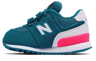 (Infant) New Balance 574 'Hook and Loop High Visibility Blue' KV574CJI (Infant) New Balance 574 'Hook and Loop High Visibility Blue' KV574CJI