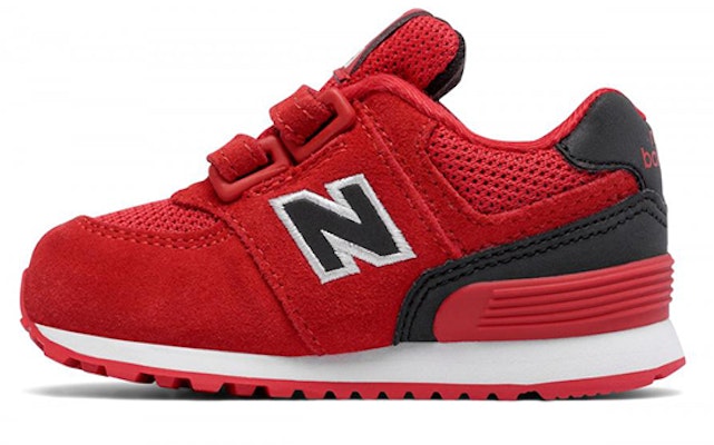 (Infant) New Balance 574 'Hook and Loop Visibility Red' KV574CXI Buy (Infant) New Balance 574 'Hook and Loop Visibility Red' KV574CXI