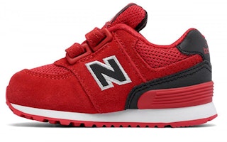 (Infant) New Balance 574 'Hook and Loop Visibility Red' KV574CXI (Infant) New Balance 574 'Hook and Loop Visibility Red' KV574CXI