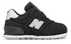 Order (TD) New Balance 574 'Luxe Rep Hitam Putih' KL574YKI