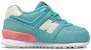(TD) New Balance 574 'Miami Palms - Biru Atoll' KL574U6I