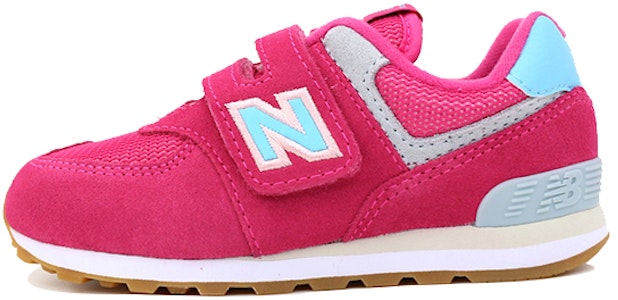 嬰幼兒 New Balance 574系列 魔鬼氈耐磨透氣 復古低筒跑步鞋 桃粉色 Buy 嬰幼兒 New Balance 574系列 魔鬼氈耐磨透氣 復古低筒跑步鞋 桃粉色