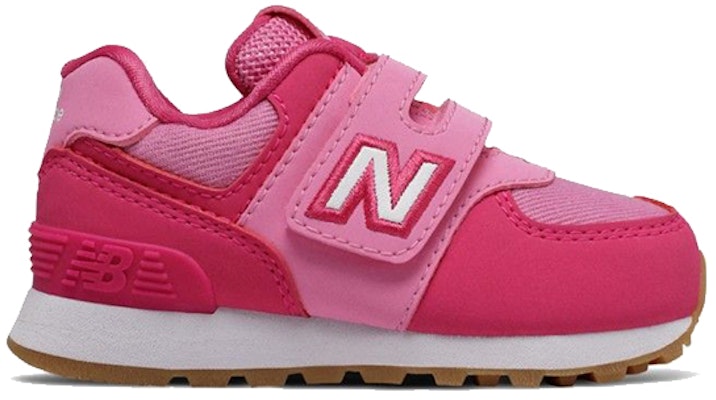 嬰兒 New Balance 魔鬼氈 574系列 減震防滑 低筒運動鞋 桃紅色 Order 嬰兒 New Balance 魔鬼氈 574系列 減震防滑 低筒運動鞋 桃紅色