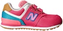 Order (TD) New Balance 574 'Velcro Merah Jambu' KG574T4I