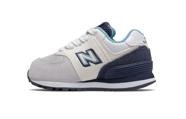 (Infant) New Balance 574 'Shadow Logo Pack - White Blue' IC574UPN