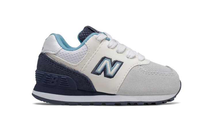 Order (TD) ニューバランス574 シャドウロゴ 白/青 IC574UPN