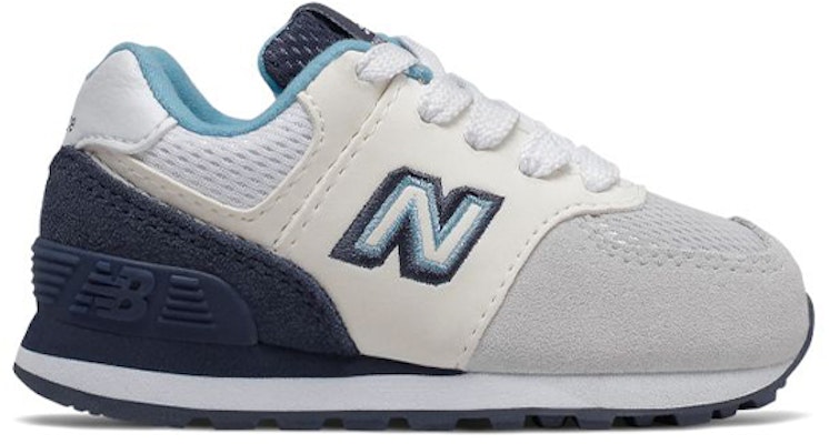 (Infant) New Balance 574 'Shadow Logo Pack - White Blue' IC574UPN Order (Infant) New Balance 574 'Shadow Logo Pack - White Blue' IC574UPN