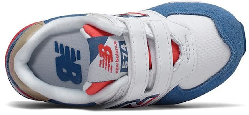 (Infant) New Balance 574 'White Blue' IV574SCF Lookbook (Infant) New Balance 574 'White Blue' IV574SCF