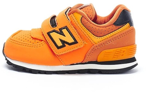 嬰幼兒 New Balance 574系列 魔鬼氈 低筒休閒跑步鞋 黃橙色 Buy 嬰幼兒 New Balance 574系列 魔鬼氈 低筒休閒跑步鞋 黃橙色