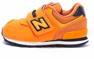 (Infant) New Balance 574 'Yellow Orange Velcro' KV574YOI (Infant) New Balance 574 'Yellow Orange Velcro' KV574YOI