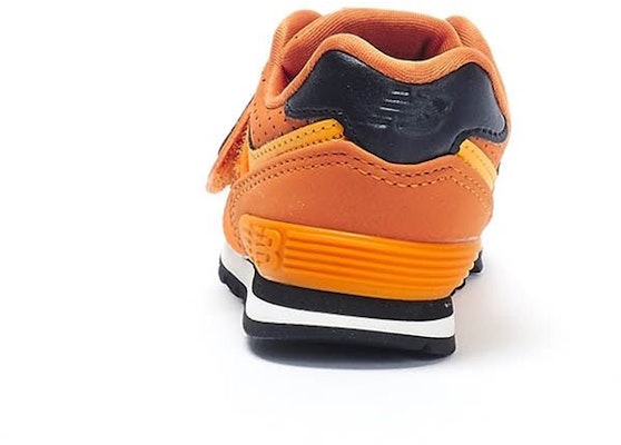 嬰幼兒 New Balance 574系列 魔鬼氈 低筒休閒跑步鞋 黃橙色 Shop 嬰幼兒 New Balance 574系列 魔鬼氈 低筒休閒跑步鞋 黃橙色