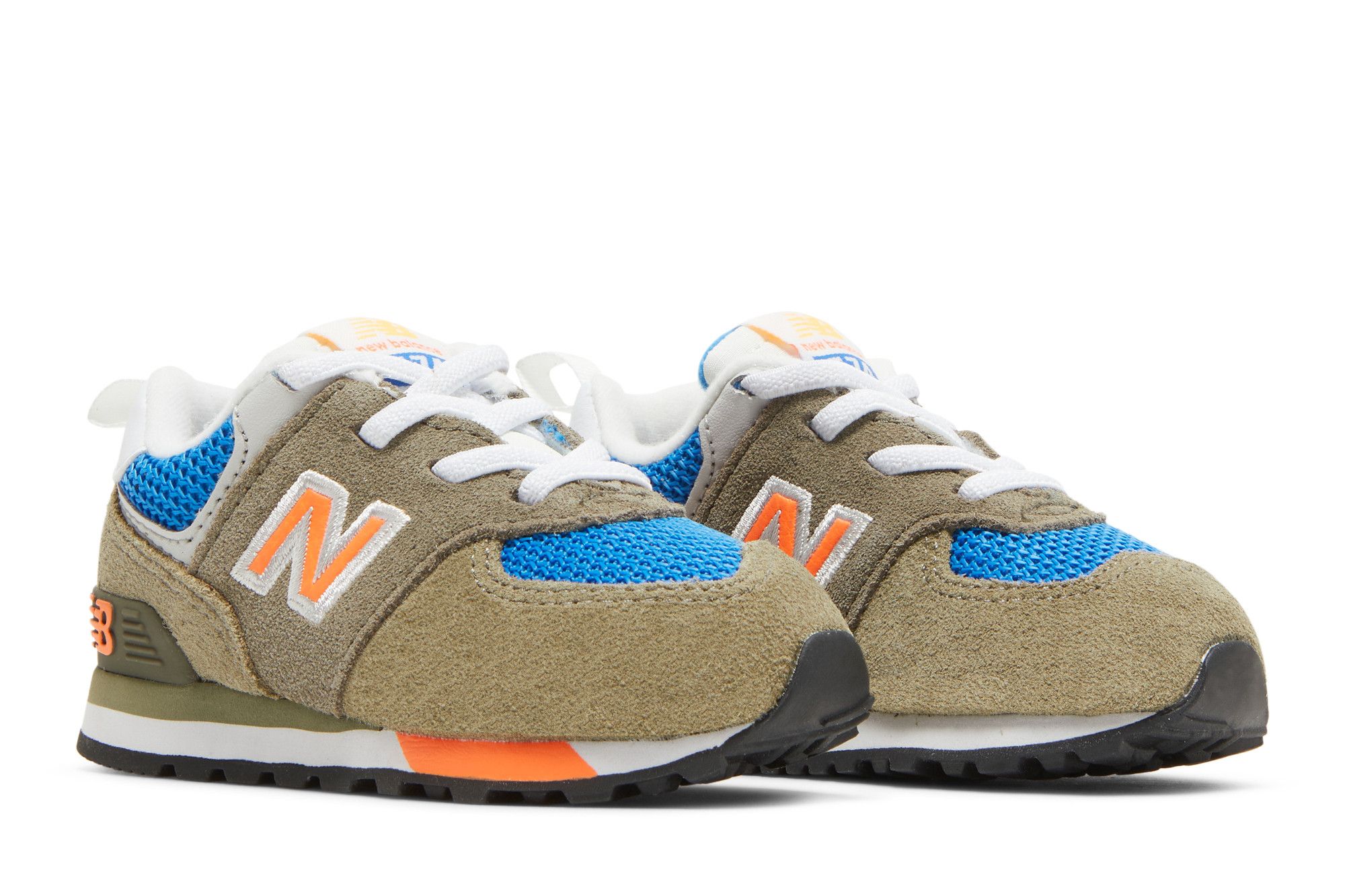 Cheap (TD) New Balance 574 Bungee ''True Camo Fel oranje'' ID574LA1