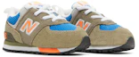 Cheap (TD) New Balance 574 Bungee ''True Camo Fel oranje'' ID574LA1