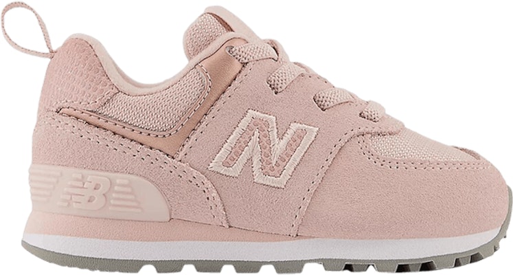 (Infant) New Balance 574 Bungee Lace Wide 'Pink Haze White' ID574EP1-W Buy (Infant) New Balance 574 Bungee Lace Wide 'Pink Haze White' ID574EP1-W
