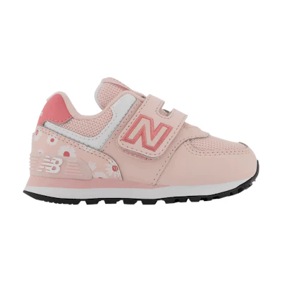 (Infant) NB 574 Hook & Loop 'Pink Florals'