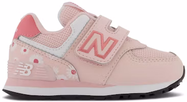 (Infant) New Balance 574 Hook & Loop 'Pink Florals' IV574FS1-W (Infant) New Balance 574 Hook & Loop 'Pink Florals' IV574FS1-W