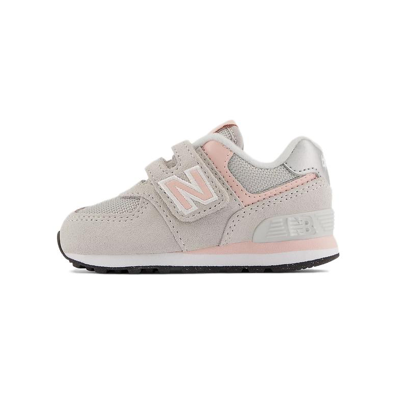 (Infant) New Balance 574 Hook & Loop 'Rain Cloud Pink Haze' IV574EVK