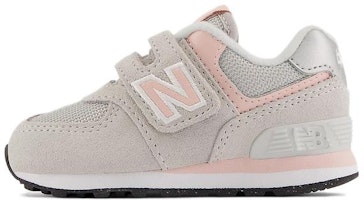 (Infant) New Balance 574 Hook & Loop 'Rain Cloud Pink Haze' IV574EVK (Infant) New Balance 574 Hook & Loop 'Rain Cloud Pink Haze' IV574EVK