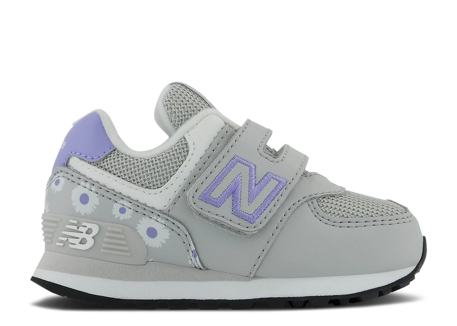 (Infant) New Balance 574 Hook & Loop'Summer Fog Violet Florals' IV574FR1-W